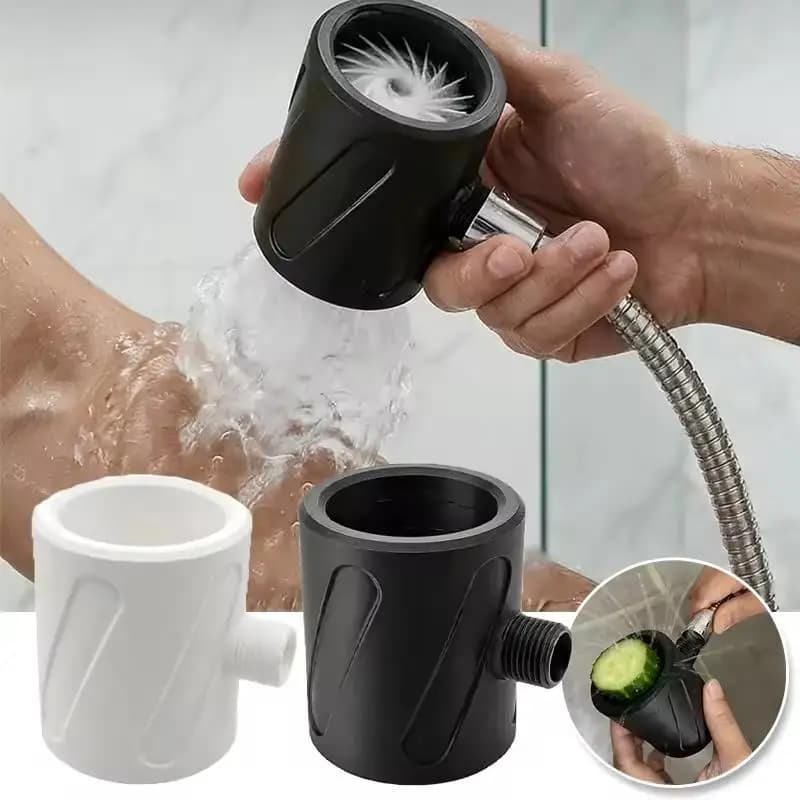 Men Shower Nozzle Powerful Full Cleaning Massage Sprayer Multifunctional 2 in 1 Dog Cat Foot Wash Tool High Pressure Shower Head