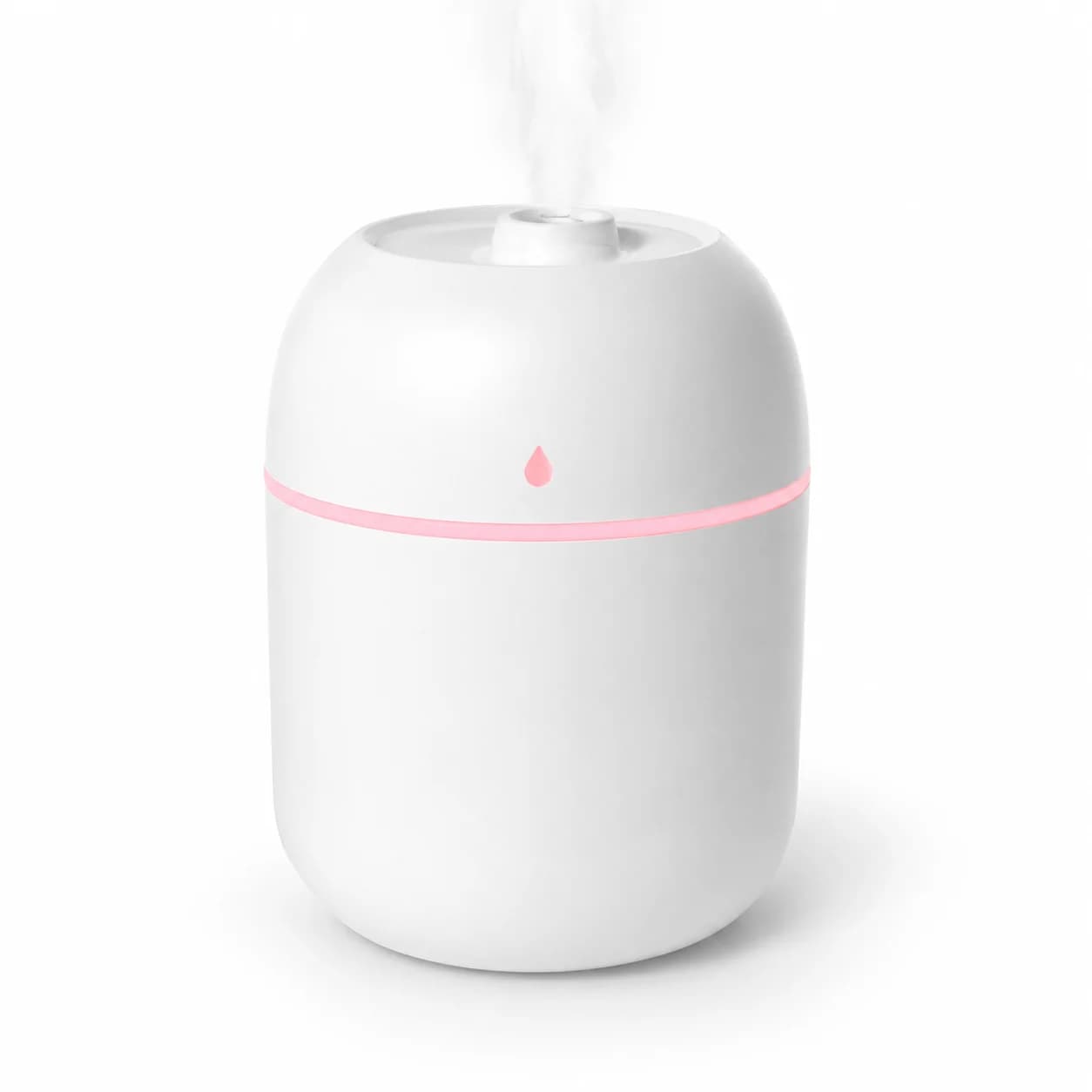 Mini USB Air Humidifier Large Mist Quiet Portable Desktop Humidifier Egg Shaped for Bedroom Home Office