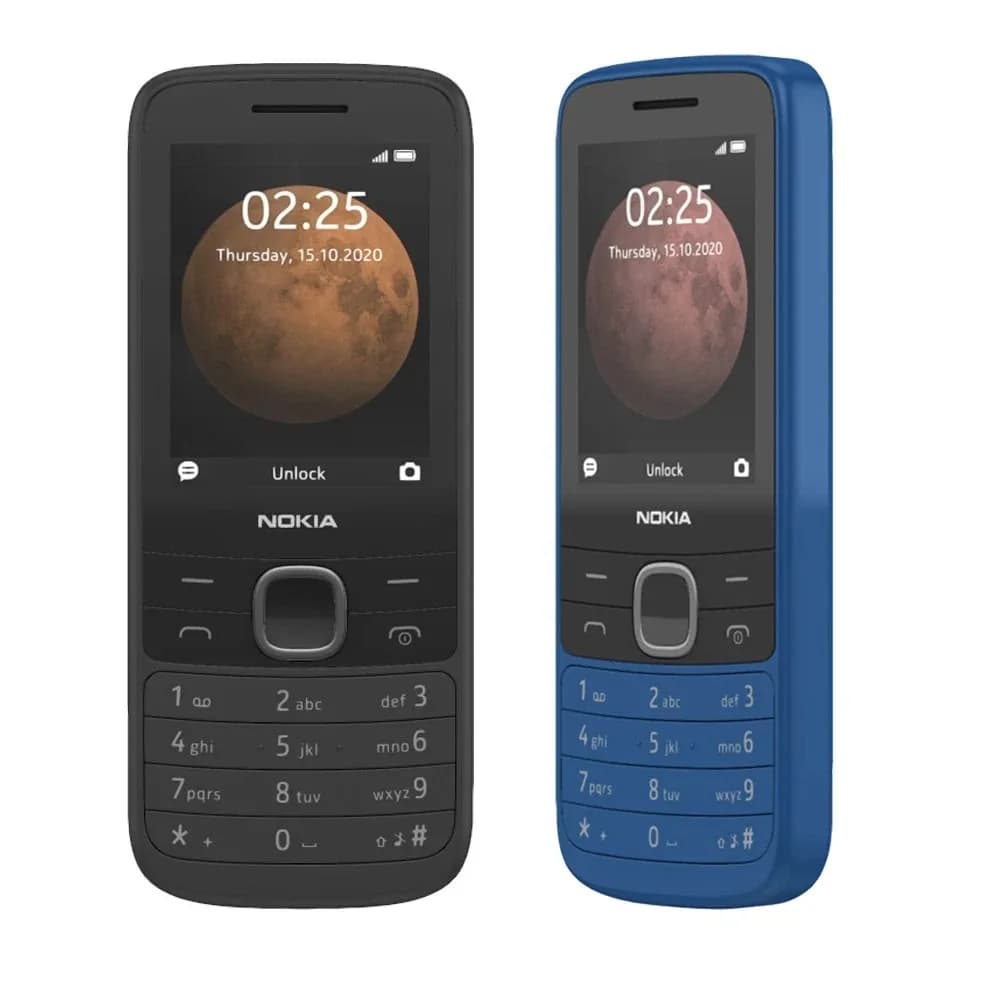 Refurbished Nokia 225 4G Mobile Phone 2.4 inch Dual SIM 1150mAh 64M RAM +128M ROM Long Standby Available Unlocked CellPhone