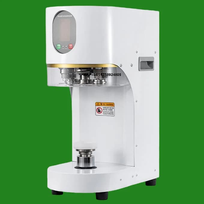 Manufacturer Supply High Quality Automatic PET Plastic Can Sealer Cup Sealing Machine Gear Engine for Coffee Juice Tea Milk Beer