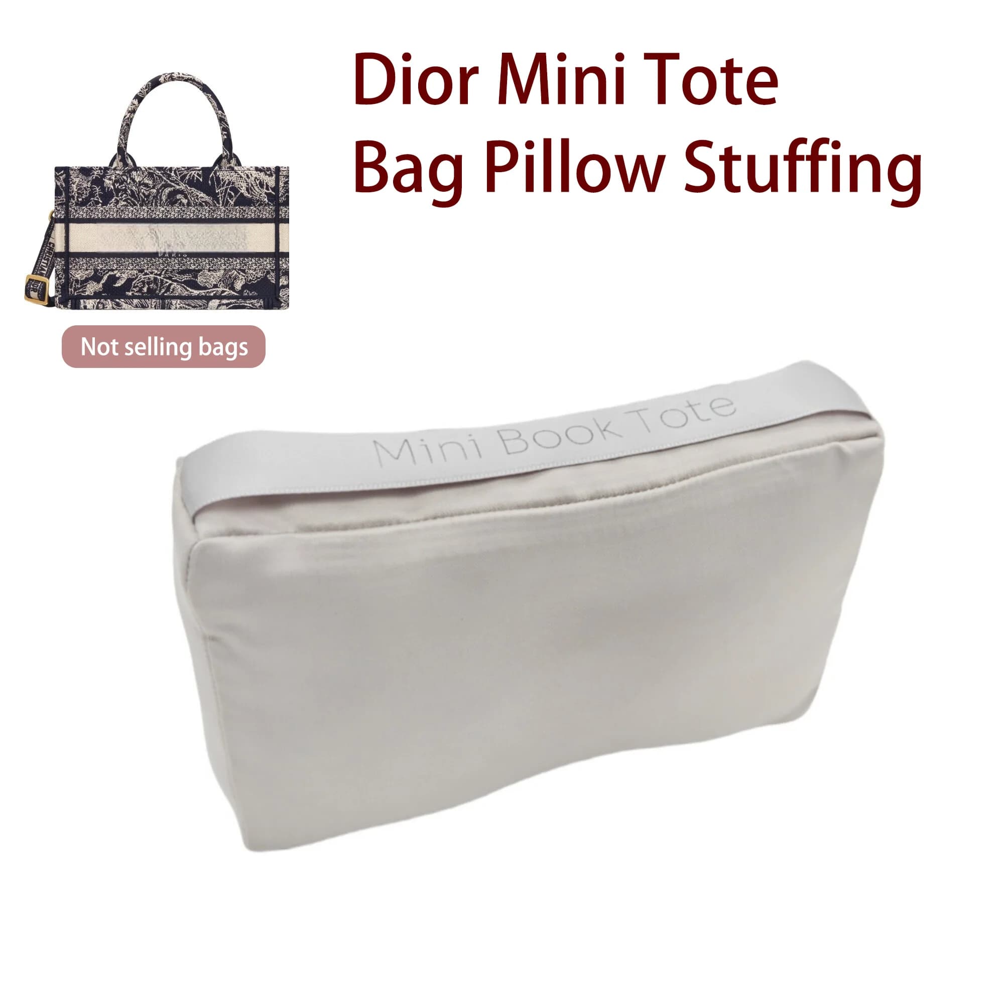 Fits For CD Booktote Purse Storage Pillow Luxury Handbag Bag Shaper Pillow Shaper Base Shaper For Women Bag Pillow Stuffing