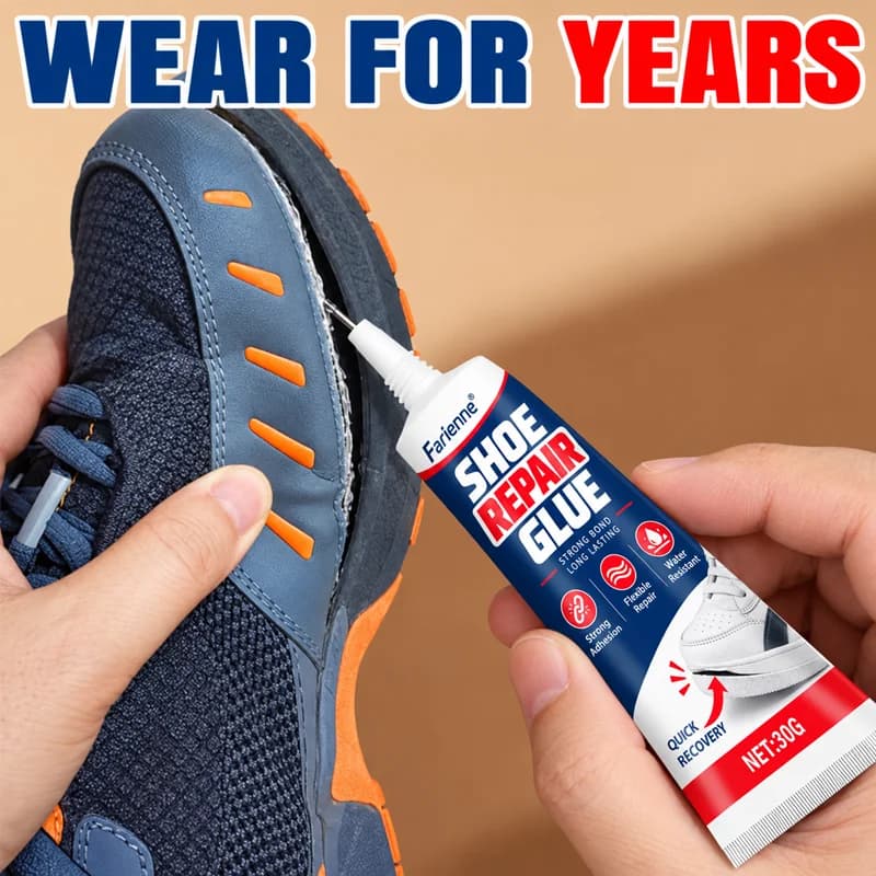 Farienne Shoe Repair Glue Strong Bond Adhesive For Sole Sneakers Boots Leather Footwear DIY Repair