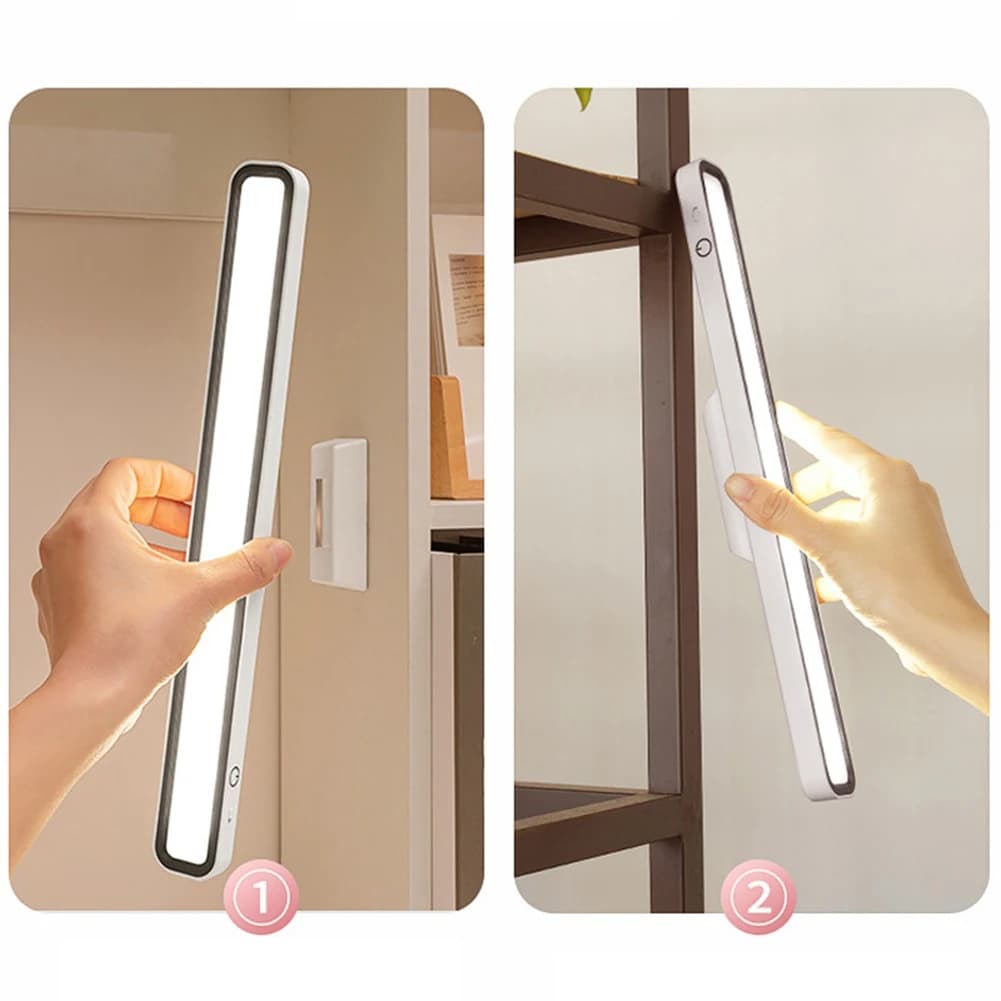 【~ New FDDT】LED Desk Lamp USB Rechargeable Lights Stepless Dimming Table Lamp Hanging for Bedroom Table Reading Night Lights