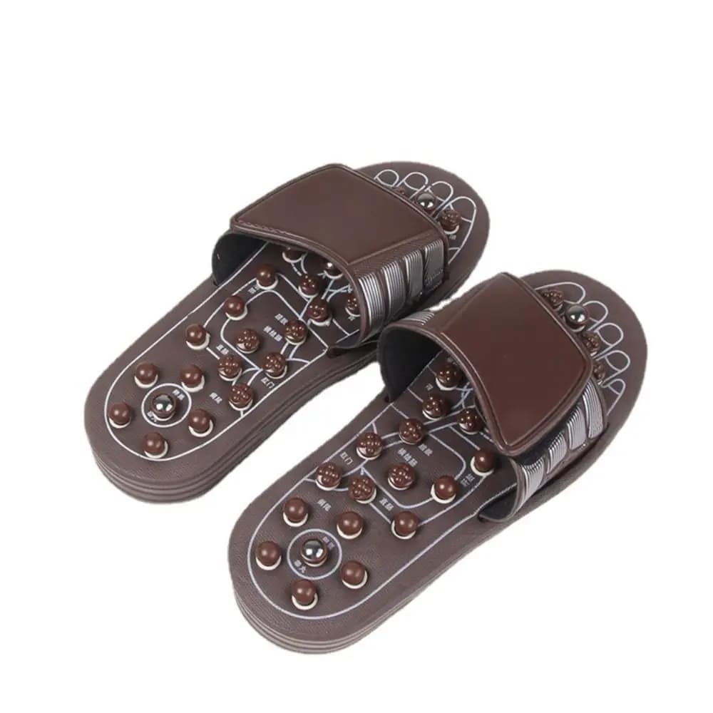 Spring Massage Slippers Anti-slip Magnetic Reflexology Sandals Health Comfort Foot Massager Shoes Fasciitis
