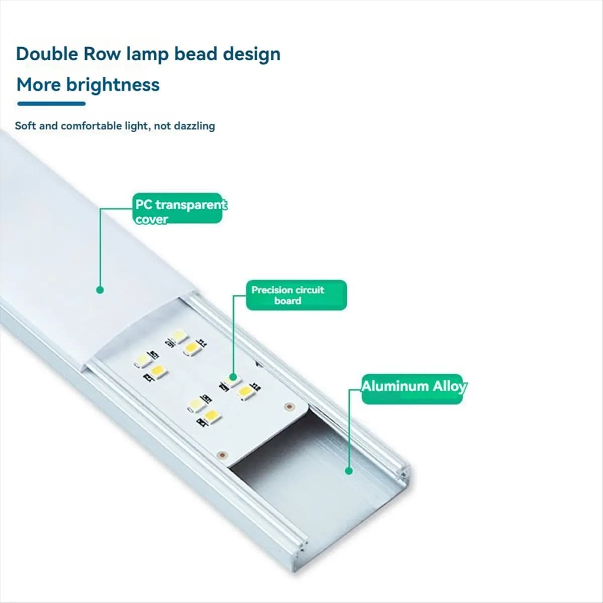 【~ New FDDT】Under Cabinet Wireless Lighting Light 8in Motion Sensor Light Indoor 350mAh Rechargeable Closet Lights Dimming