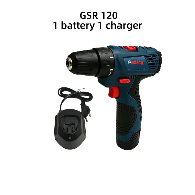 Bosch Professional Electric Drill GSR120 12V Cordless Electric Hand Drill Multi-Functio  Home DIY Screwdriver Power Tools
