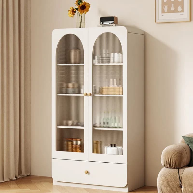 Nordic Storage Glass Display Modern Luxury Cabinets European Cabinets Multiple Purpose Mueble Exhibidor Living Room Furniture