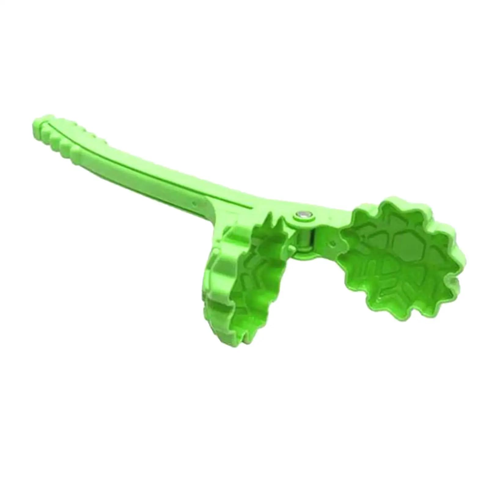 Snowball Fight Toy Clip for Kids Adults Winter Outdoor Snowflake Sand Maker Portable Snowball Thrower Game for Beach Play