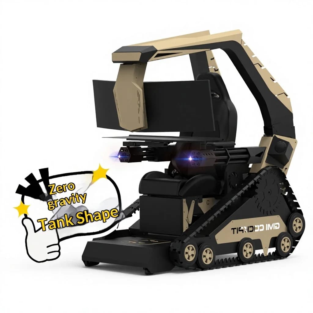 Tank E-sports Space Capsule Computer Cockpit Jimmy All-in-one Zero Gravity Ergonomic Gaming Chair Massage Heating For Lazy