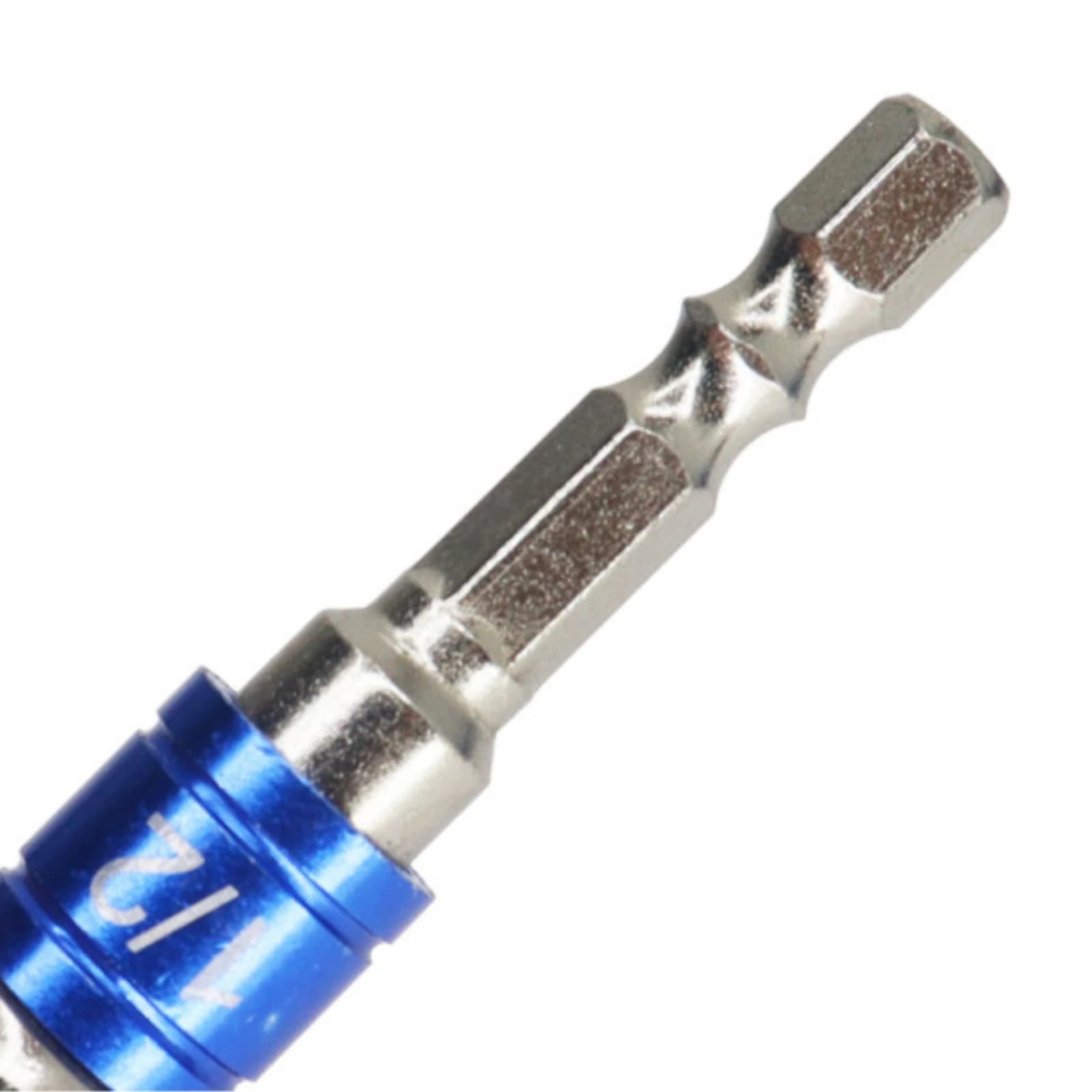 Socket Adapter Extension Rod Grooved Shaft Hex Shank Socket Adapter Tool Accessory Long-Lasting Heat Treated