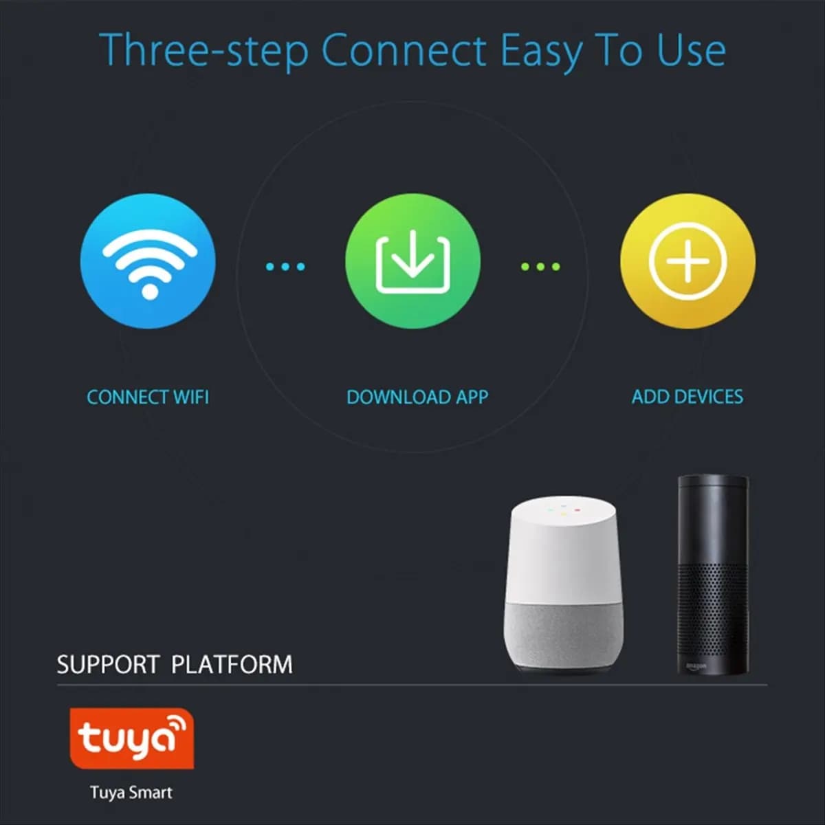 (A65I) Tuya Alarm Smart Siren Wifi Alarm Sensor Sound Light Alert USB Intelligent Sensor Compatible for Alexa Google Home