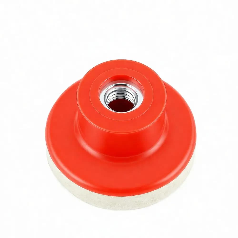 2 Inch Wool Polishing Pad For Automotive Rim Repairing Metal Marble Glass Jade Crystal Surface Grinder Buffer Accessory
