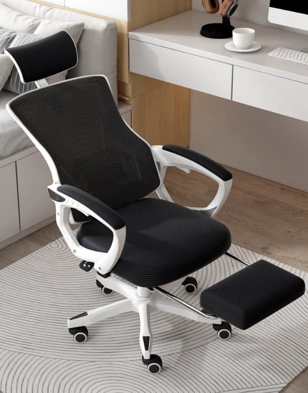 Ergonomic Home Office Desk Chair Comfortable Breathable Mesh Computer Chair Back Support Study Chair for Long Time Sitting Id