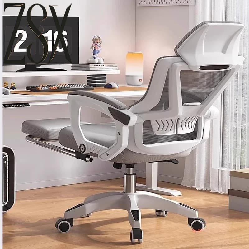Comfortable Ergonomic Computer Chair, Gaming Desk Chair for Student Bedroom, Home Office Study