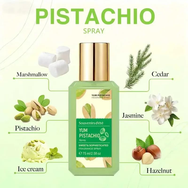 `Assorted Gourmand Scent Room Spray, Household Air Freshener, Caramel,Milk,Pistachio,Chocolate Fragrance Mist,Long‑Lasting for