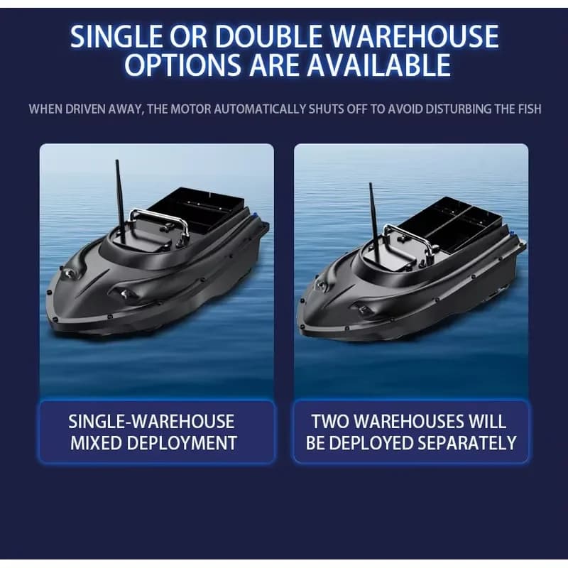 Fishing Bait Boat Carp Fishing Intelligent Remote Control Automatic Return Fish Finder Boat GPS Point Fishing Bait Boat