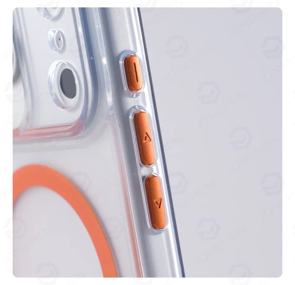 Magnetic Active Touch Camera Button For Magsafe Matte Clear Case For iPhone 15 16 17 18 Pro Max Wireless Charge Shockproof Cover