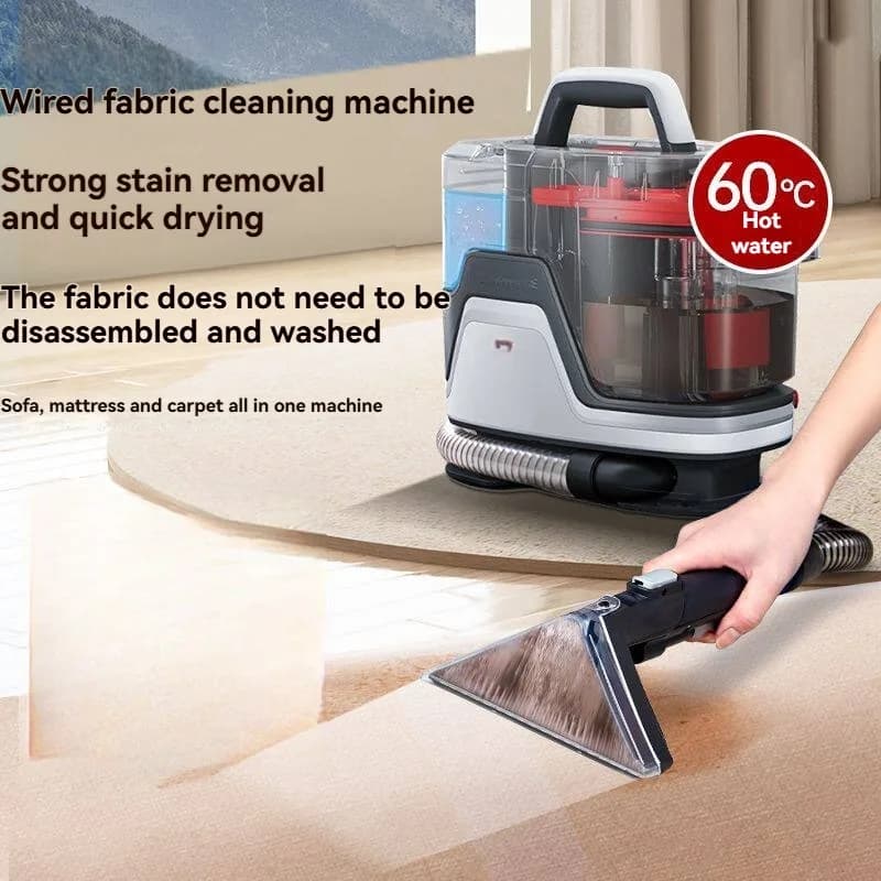 220V Fabric Cleaning Machine High Suction Allergen Remover Multi-functional Sofa and Carpet Fabric Cleaner  Pet Supplies Cleaner