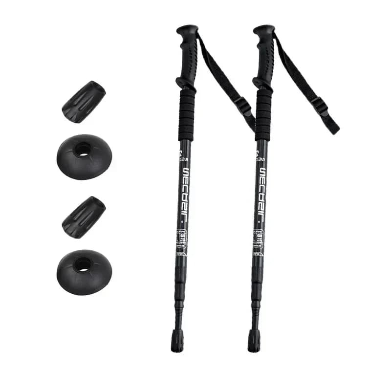 Aluminium Alloy Trekking Poles Ultralight Adjustable No Slip Nordic Walking Sticks Adult Hiking Canes Telescopic Alpenstocks