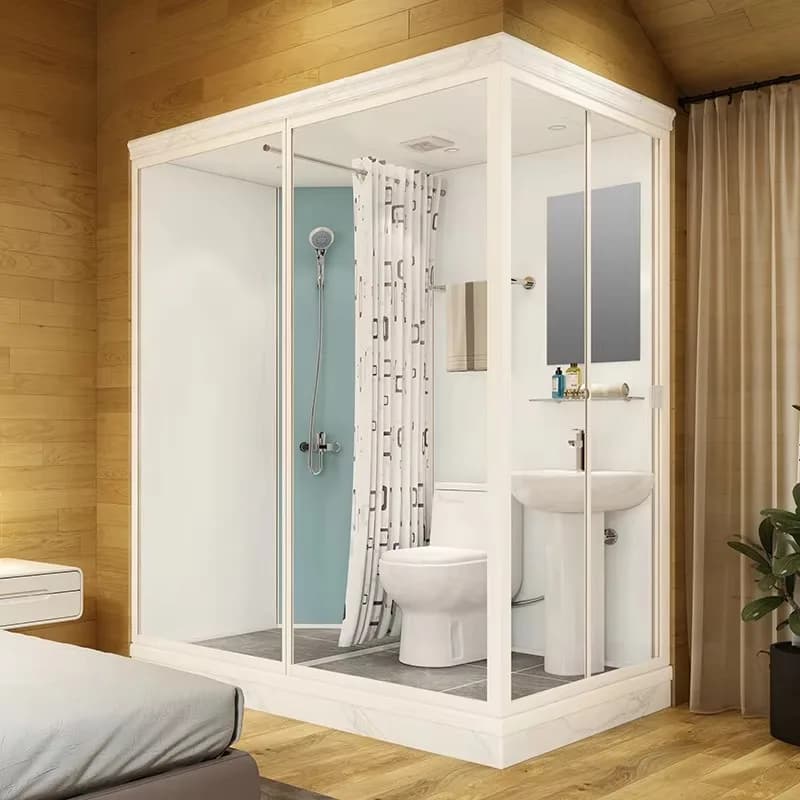 Set Cabinet Complet Baby Hotel Equipment Large Bathrooms Prefabricated Suite Complete Smc Bathroom