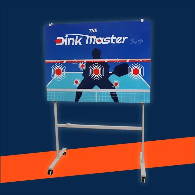 Dink Master Professional Pickleball Training Board 110x85cm Edgeless Wood Plastic Rebound Wall Single Double Sided Practice