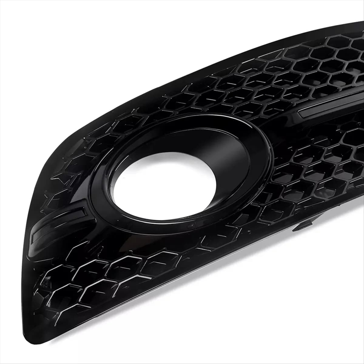 #33C Automotive Parts & Accessories,1Pair Bright Black Honeycomb Fog Light Cover Grille for Audi Q5 8R,Bright Black