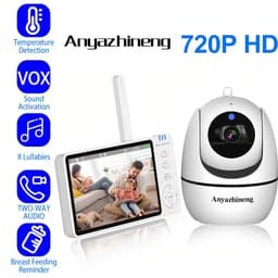 Baby Monitor Listing with Two-Way Audio and Temperature Display — view 1