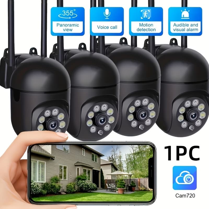 355-Degree Panoramic 1080p Monitoring Camera
