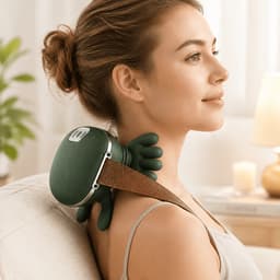 Portable Shoulder and Neck Massager with Hanging Strap — view 1