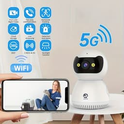 1080p WiFi Home Security Camera with Motion Tracking and Two-Way Audio — view 1