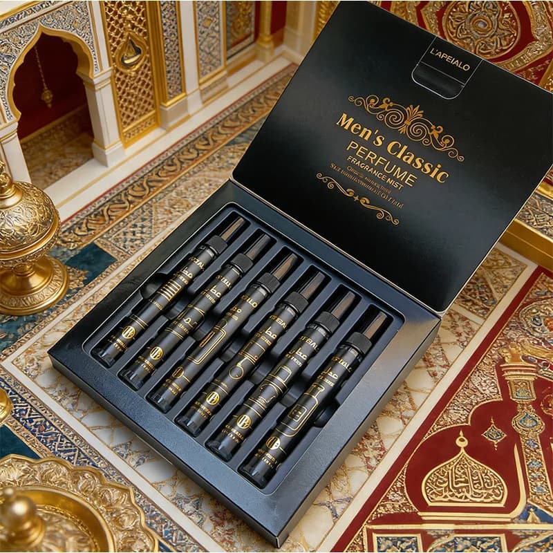 Classic Wood Scent Home Aroma Spray Gift Box Portable Room Freshener Mist For Wardrobe Sofa Curtain Household Fragrance Decorati